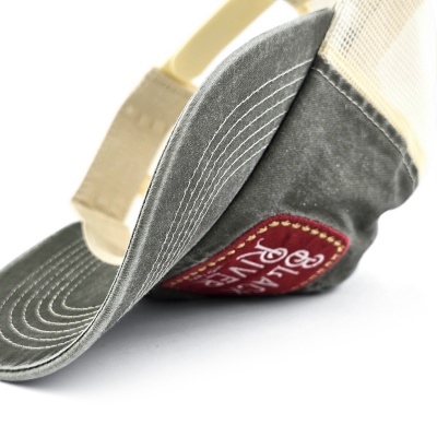 Caps - Black River Spokane Washed Trucker (olivengrønn/krem)