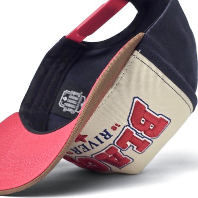 Caps - Black River Texas Trucker (kremfarget/marineblå/brun)