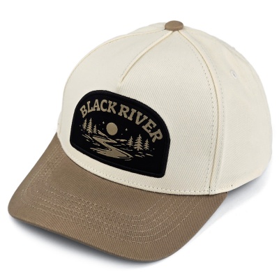 Caps - Black River Wichita Cotton Snapback (off-white/kaki)