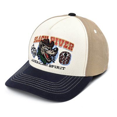 Caps - Black River Gambler Trucker (off-white/beige/marineblå)