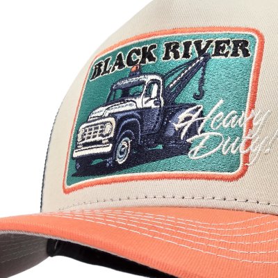 Caps - Black River Tow Trucker (krem/blå/oransje)