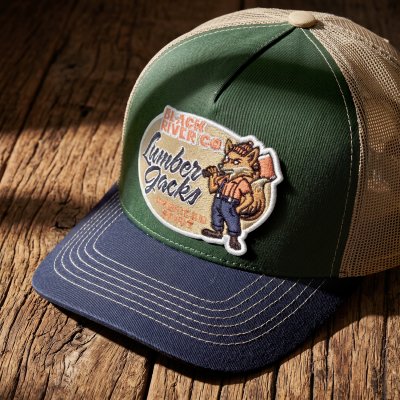 Caps - Black River Fox Trucker (grønn/beige/blå)