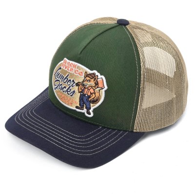 Caps - Black River Fox Trucker (grønn/beige/blå)