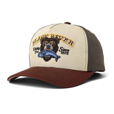 Caps - Black River Wildlife Crew Trucker (beige/grønn/brun)