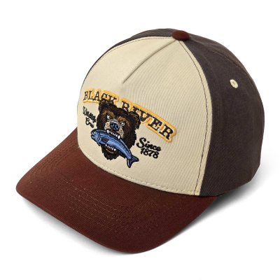 Caps - Black River Wildlife Crew Trucker (beige/grønn/brun)