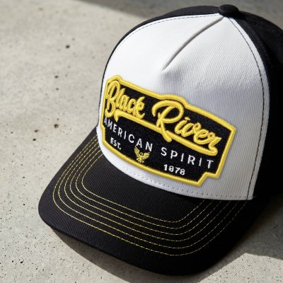 Caps - Black River Black Yellow Trucker (svart/hvit/gul)