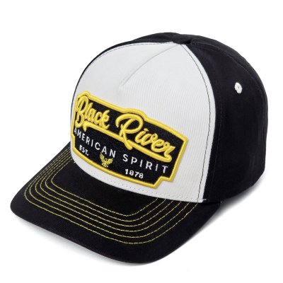 Caps - Black River Black Yellow Trucker (svart/hvit/gul)