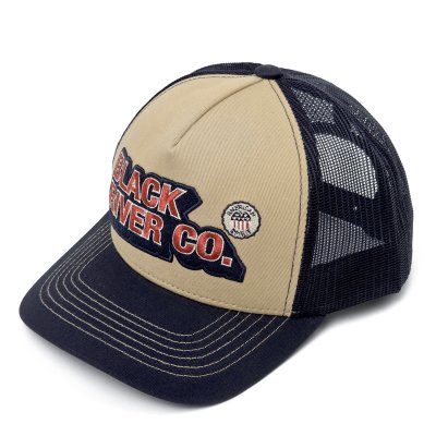 Caps - Black River Heritage Trucker (beige/marineblå)