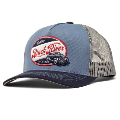 Caps - Black River Riding Trucker (blå)
