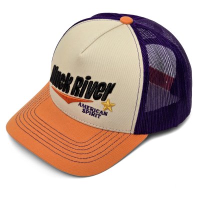 Caps - Black River Spirit Trucker (krem/lilla/oransje)