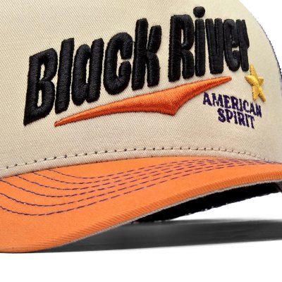 Caps - Black River Spirit Trucker (krem/lilla/oransje)