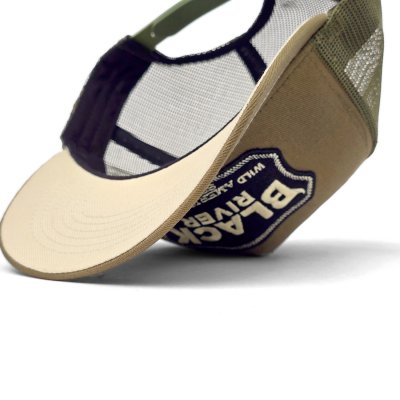 Caps - Black River Wild West Trucker (grønn/kremfarget)