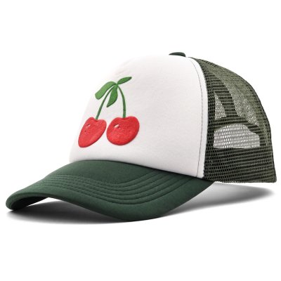 Caps - Gårda Cherry Patch Scuba Cap (mørkegrønn)