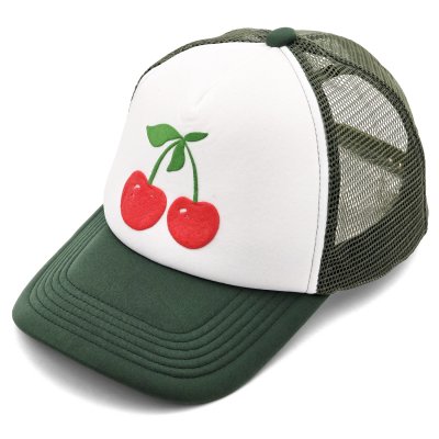 Caps - Gårda Cherry Patch Scuba Cap (mørkegrønn)