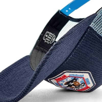 Cap - Gårda Corduroy Trucker Mission (blå)