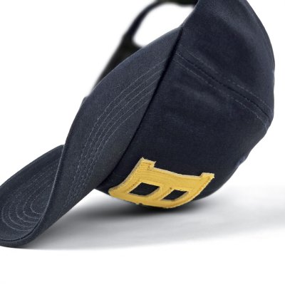 Caps - Gårda Letter Cap 'B' (marineblå/gul)