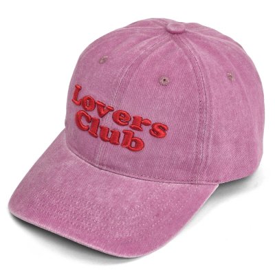 Caps - Gårda Lovers Club Washed Cap (lys rosa)
