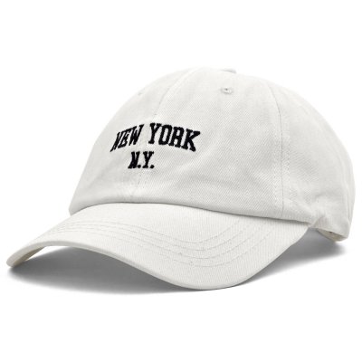 Caps - Gårda New York Dad Cap (hvit)