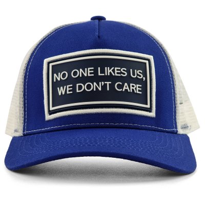 Cap - Gårda Trucker We Don't Care (blå/hvit)