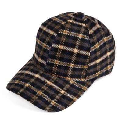 Caps - Gårda Varel Checkered Cap (svart/brun)
