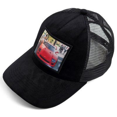 Caps - Gårda Velvet Trucker Classic Cars 7 (svart)