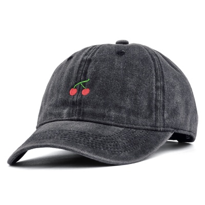 Caps - Gårda Cherry Washed Cap (grå)
