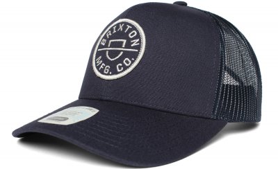 Caps - Brixton Crest X Trucker Cap (marineblå)