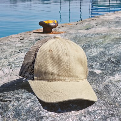 Caps - Gårda Finley Washed Trucker (beige)