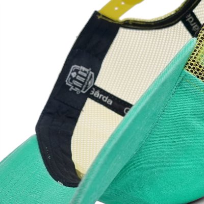 Caps - Gårda Finley Washed Trucker (grønn/gul)