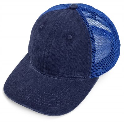 Caps - Gårda Finley Washed Trucker (marineblå)