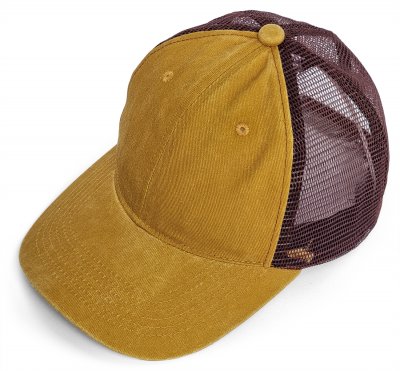 Caps - Gårda Finley Washed Trucker (oransje/brun)