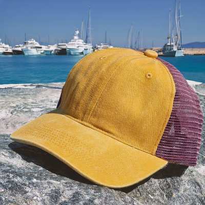 Caps - Gårda Finley Washed Trucker (oransje/brun)