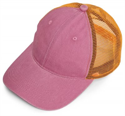 Caps - Gårda Finley Washed Trucker (rosa/oransje)
