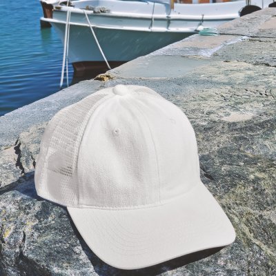 Caps - Gårda Finley Washed Trucker (hvit)