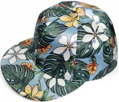 Hette - Gårda Flowers Snapback (lyse blå)
