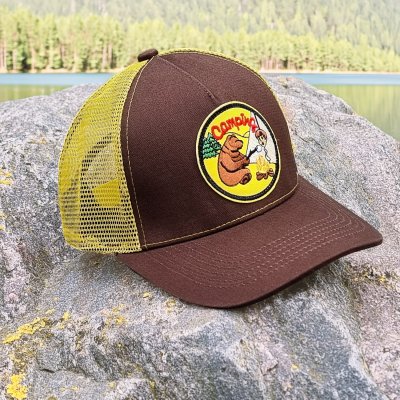 Cap - Gårda Trucker Camping Bear (brun)