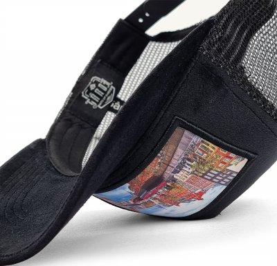 Caps - Gårda Velvet Trucker Amsterdam (svart/multi)