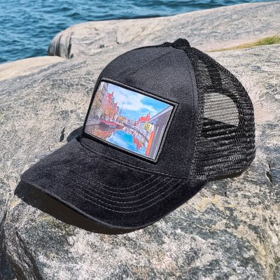 Caps - Gårda Velvet Trucker Amsterdam (svart/multi)