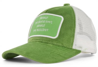 Hette - Gårda Velvet Trucker Inhale (grønn)