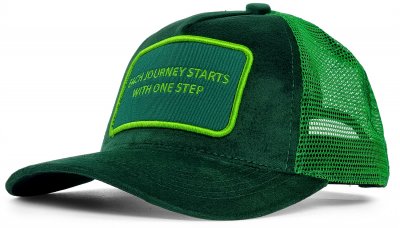 Hette - Gårda Velvet Trucker Journey (grønn)