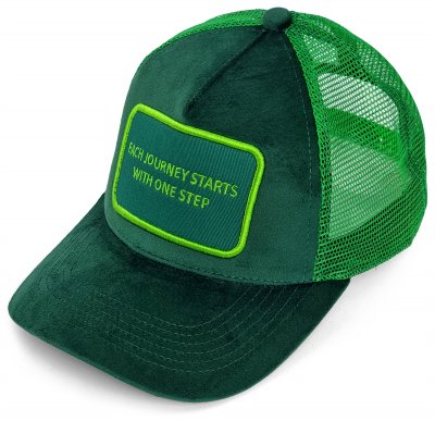 Hette - Gårda Velvet Trucker Journey (grønn)