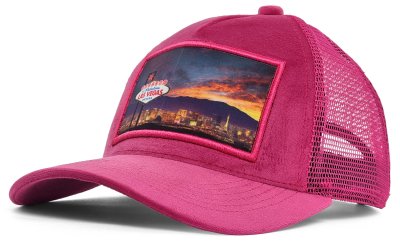 Caps - Gårda Velvet Trucker Las Vegas (rosa)