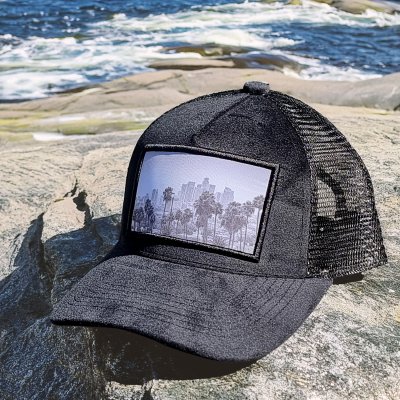 Caps - Gårda Velvet Trucker Los Angeles (svart)