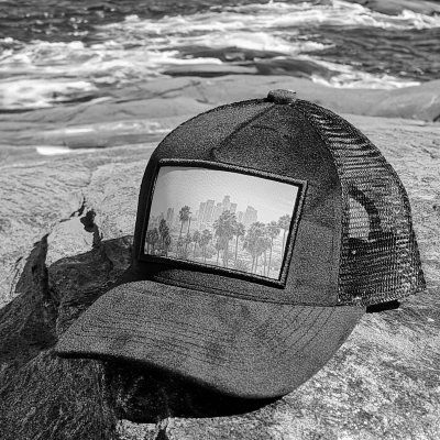Caps - Gårda Velvet Trucker Los Angeles (svart)