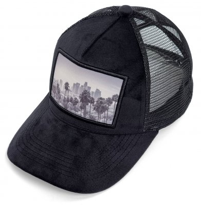 Caps - Gårda Velvet Trucker Los Angeles (svart)