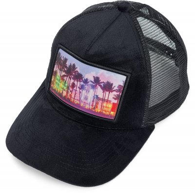 Caps - Gårda Velvet Trucker Miami Beach (svart/multi)