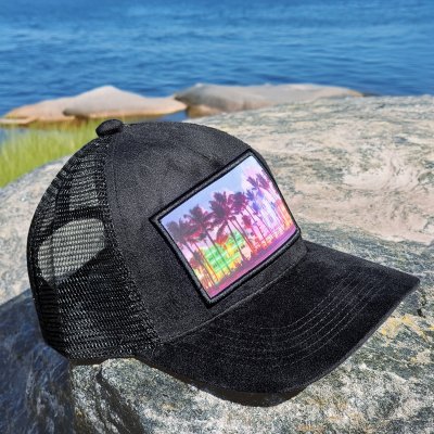 Caps - Gårda Velvet Trucker Miami Beach (svart/multi)