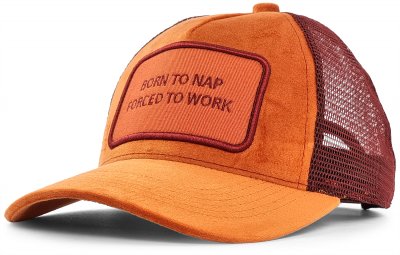 Hette - Gårda Velvet Trucker Nap (oransje)