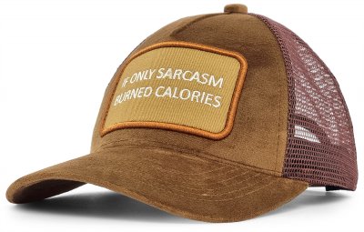 Hette - Gårda Velvet Trucker Sarcasm (brun)