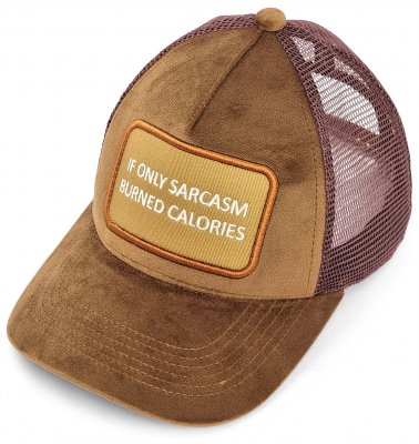Hette - Gårda Velvet Trucker Sarcasm (brun)